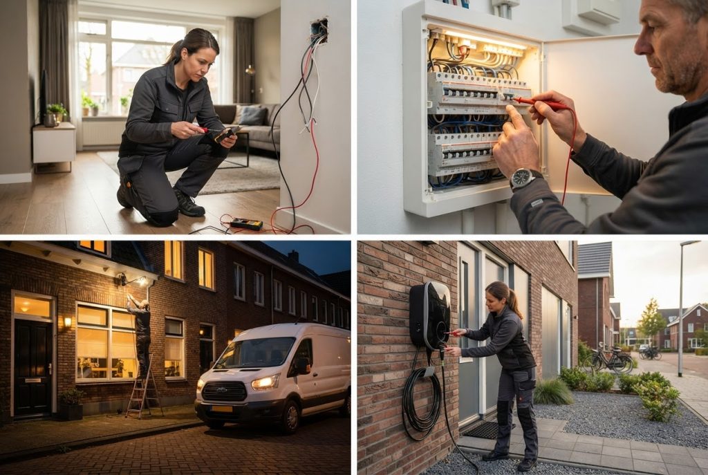Elektricien in Parkstad controleert elektrische installatie in een woning
